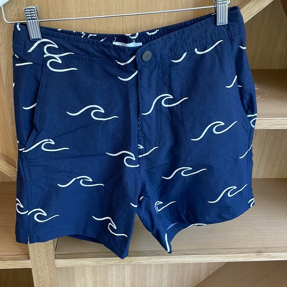 Onia Buttonfront Swim Trunks Men’s SZ Small